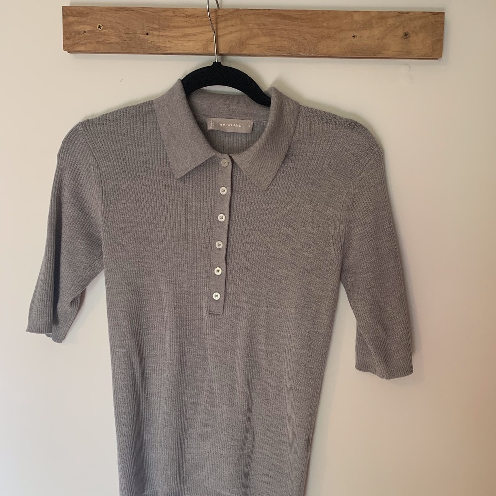 Everlane Italian Merino Rib Polo